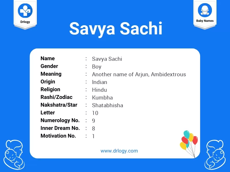 Savya Sachi Name Meaning